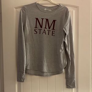 Gray NM State Long Sleeve Shirt